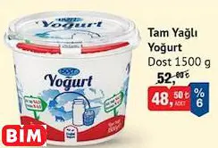 DOST TAM YAĞLI YOĞURT DOST TAM YAĞLI YOĞURT